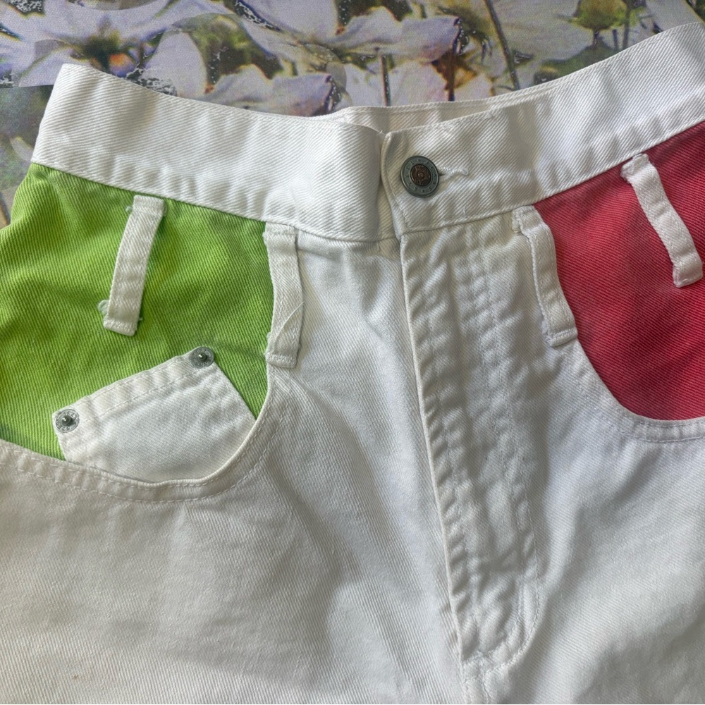Vintage Steel Color Block High Rise Shorts 🌵5 - Picture 3 of 12